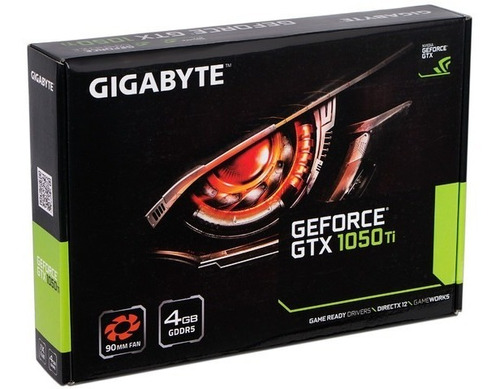 Imagen 1 de 6 de Tarjeta De Video Nvidia Geforce Gtx 1050 Ti Gigabyte, 4gb