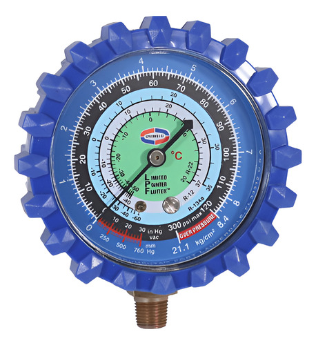 Uniweld G30ld-5 Espera De Manometro Azul 2-1/2 R12-r22-r134a