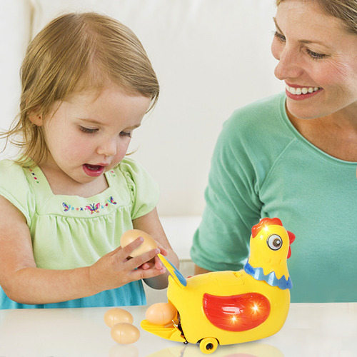 Juguete Infantil N Eggs Laying Chicken Walking Music With 20