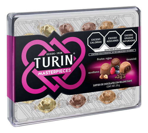 Turin Masterpieces Chocolates Rellenos 270 Grms