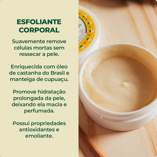Kit Esfoliante Manteiga Corporal Castanha Do Brasil Granado