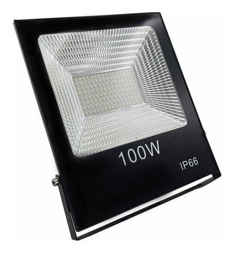 Pack 2 Foco Reflector Led 100w Reales Ip66 Exterior