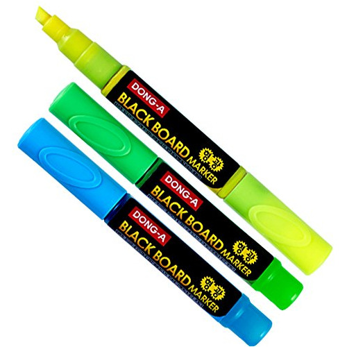 5 Color Fluorescent Neon Dryerase Marker Pen Set For ...