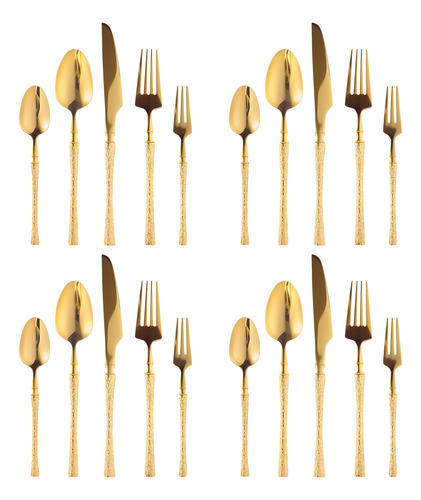 Cucharas De Vajilla, Cuchara De Postre, Cuchillo, Tenedor, 2