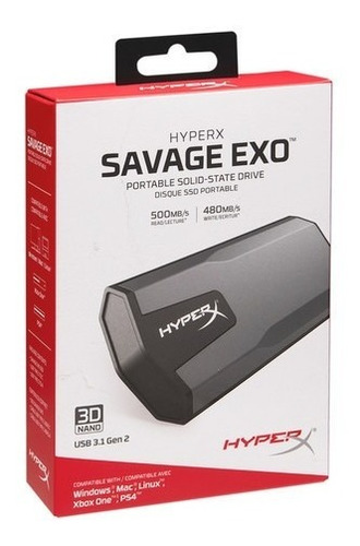 Disco Solido Externo Hyperx 480gb Savage