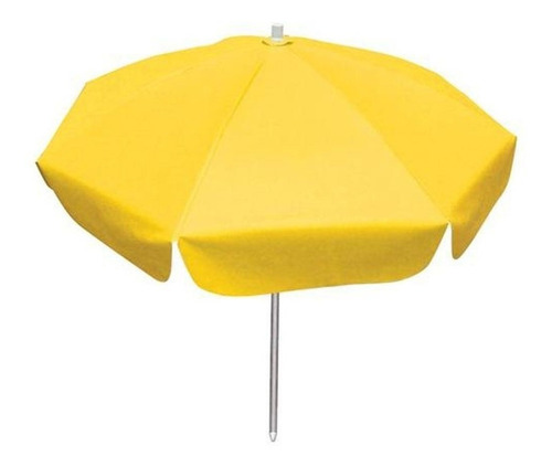 Guarda Sol Praia Aluminio Lona Pvc 2,00 Botafogo Listrado