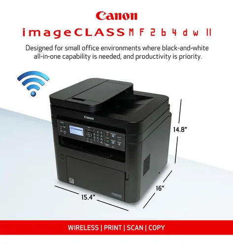 Imageclass Mf264dw Ii Impresora Láser Monocromática.