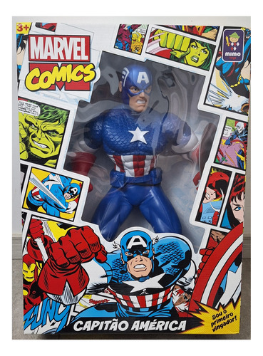 Muñeco Articulado Capitan America Gigante 55cm Marvel Ditoys