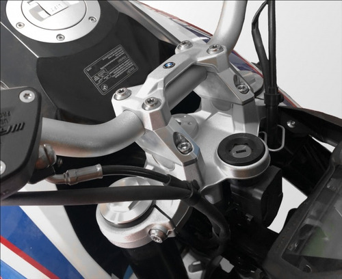 Imagem 4 de 7 de Adaptador Riser Sobe E Recua Guidão Bmw F850gs F 850 Gs