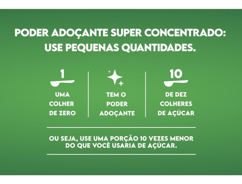 Pura Vida Zero Pó Adoçante 100g Stevia Taumatina 1 Unidade