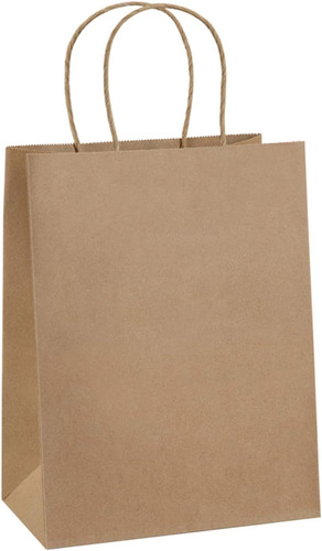 Bagdream Bolsos De Papel Kraft Para Compras  8 X 4.75 X 10.5