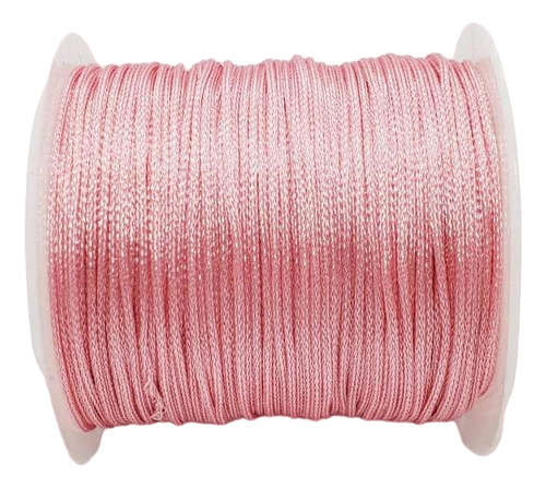 Hilo Chino 0.8mm X 90 Mts Rosado Para Bisutería Manillas