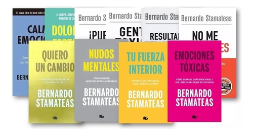 ** Bernardo Stamateas Combo 4 Libros A Eleccion **