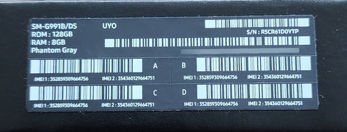 Samsung S21+ 5g 128gb 8gb Ram Liberado Sin Dual Sim (Usado)