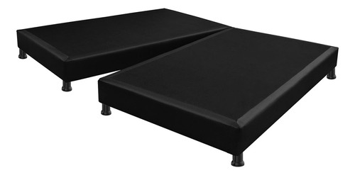 Base Cama Dividida 140 X 190 Dormilandia Color Negro