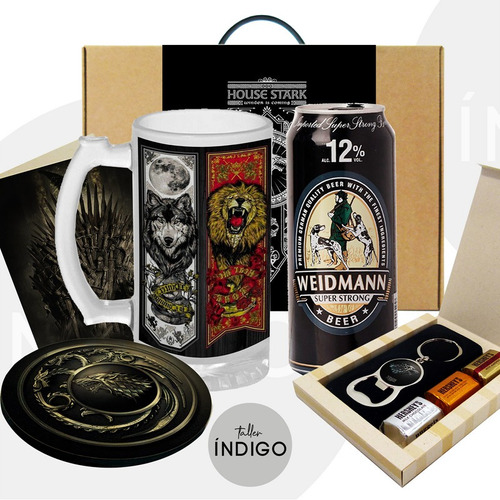 Combo Cervecero Got /  Juego De Tronos  Artesanal / Mug