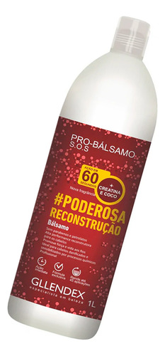 Gllendex Poderosa Reconstruccion Coco Shampoo Enjuague 1l 3c