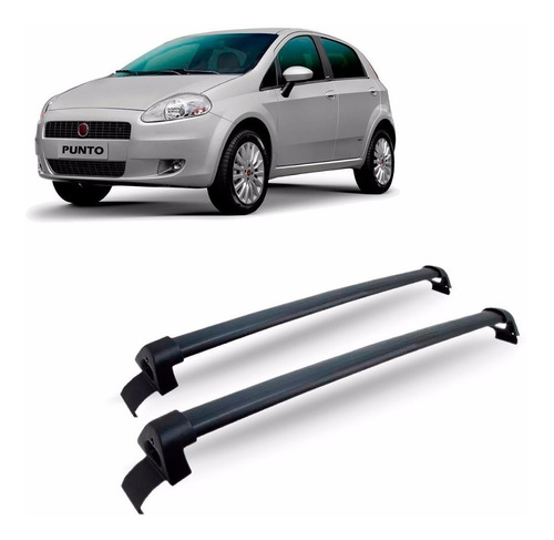 Rack Teto Fiat Punto Alumínio 2007 A 2018 Sporting