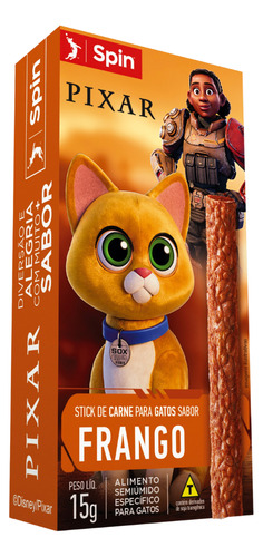 Petisco Super Macio Spin Desenhos Disney Pixar Cães E Gatos