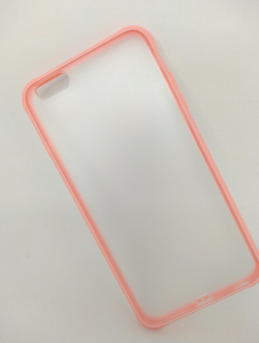 Funda Rígida Acrílico Borde Color Para iPhone 6 Plus/6s Plus