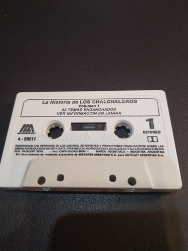 La Historia De Los Chalchaleros - Volumen 1 - Cassette 