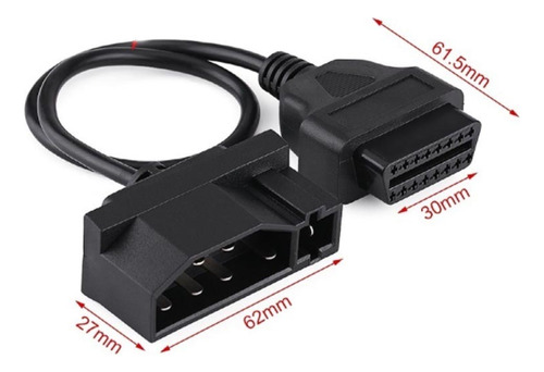 Cable Adaptador Ford Obd1 A Obd2 De 16 Pines A 6 Pines