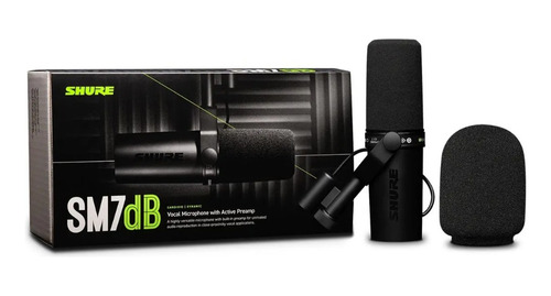 Microfono Vocal Con Preamplificador Sm7db Shure