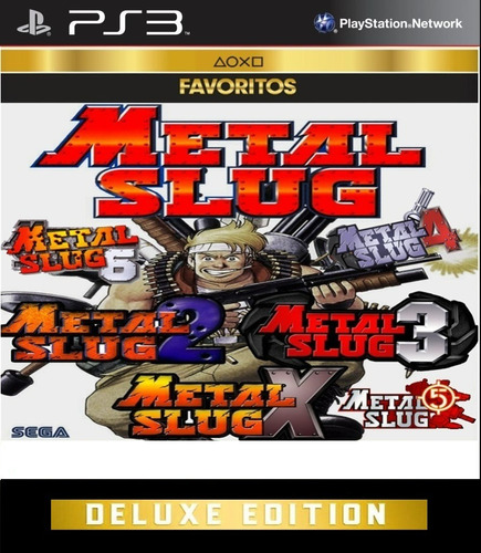Metal Slug 1, 2, 3, 4, 5, 6 & Metal Slug X ~ Videojuego Ps3 