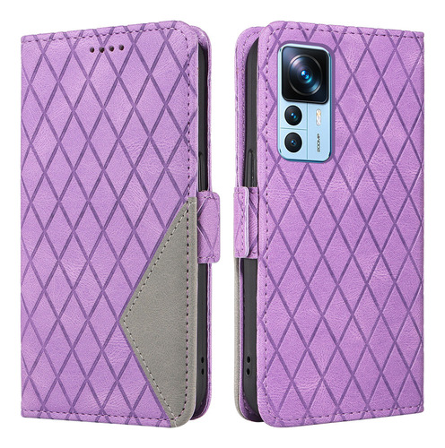 B Funda De Piel Tipo Cartera Magnética Con Ranura For