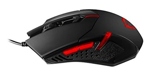 Imagen 6 de 7 de Msi Gaming - Mouse 1, Negro/rojo