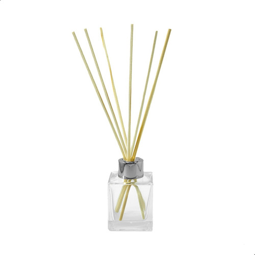 10 Vidro Aromatizador Cubo 100ml Tampa Luxos Cor Transparente Não Se Aplica
