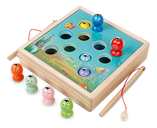 Juego De Pesca De Madera Juegos De Mesa De Juguete Juguetes