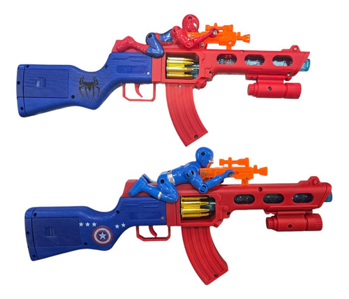 Rifle De Juguete Dispara Luces Con Sonido Para Niños