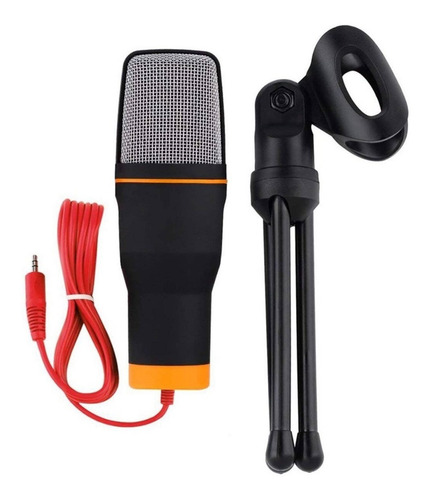 Microfono Grabador Karaoke Con Tripode Condensador Voz Omni