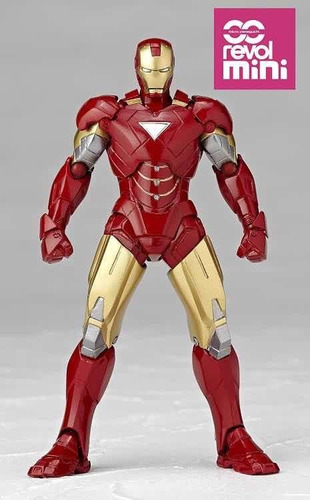 Iron Man 2 Mk 6 Micro Yamaguchi Revol Mini Jp Marvel 11.5cm
