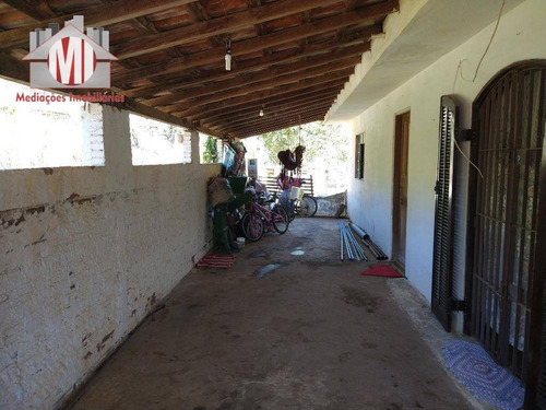 Chácara Simples Em Ótimo Bairro Com 02 Dormitórios, Terreno Plano, Arborizadoa, Pomar À Venda, 1500 M² Por R$ 215.000 - Rural - Socorro/sp - Ch0707