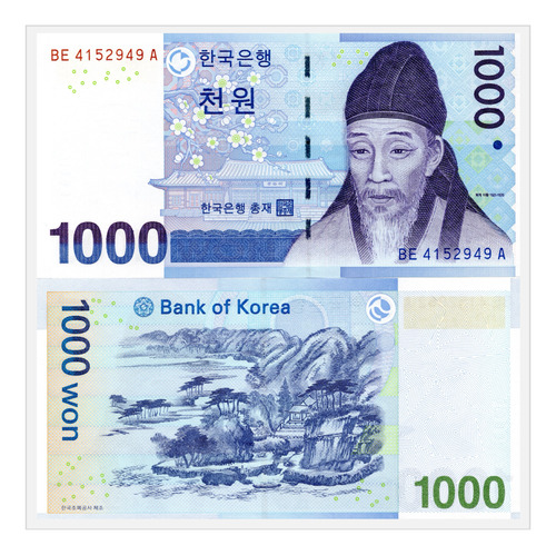 Corea Del Sur - 1.000 Won - Año 2007