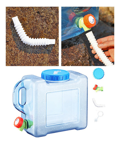 Recipiente De Agua Para Acampar Con Grifo 5 Litros