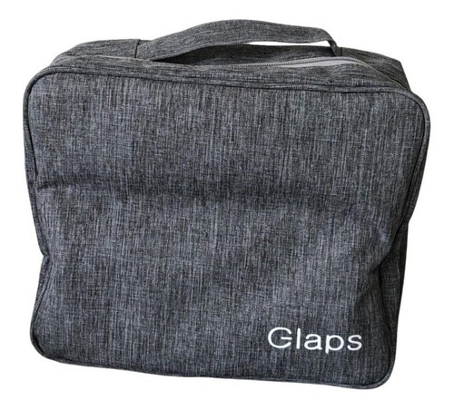 Neceser Bolso Organizador De Productos Cosmeticos Glaps Color Gris Oscuro