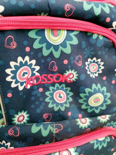Kossok Mochila Carro Floreada - Impecable