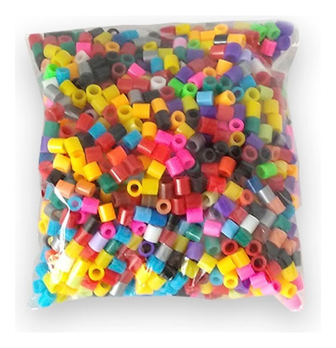 4000 Hama Beads Mas De 30 Colores 5mm Planchitos+1base 15cm