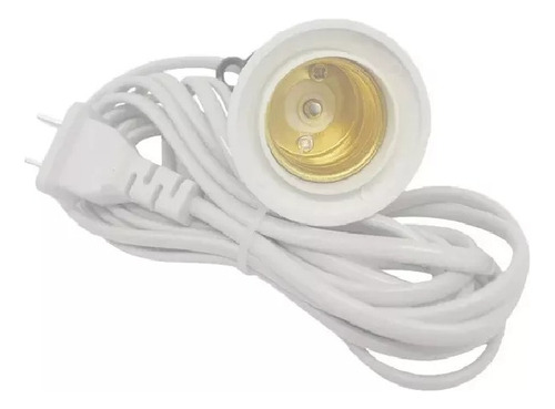 2 Cable Extensión Lampara 7metros Socket Interruptor Enchufe