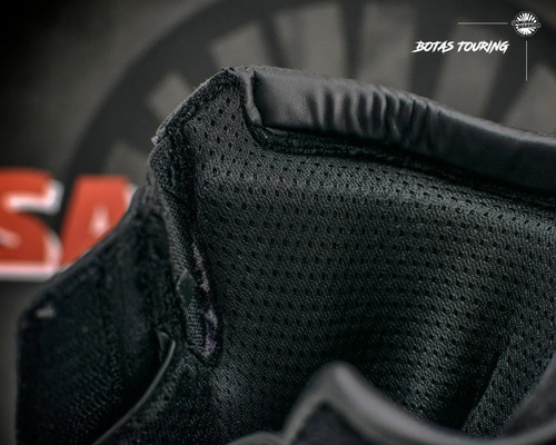 Imagen 6 de 8 de Botas Moto Samurai Warrior Touring Cuero Protecciones Md