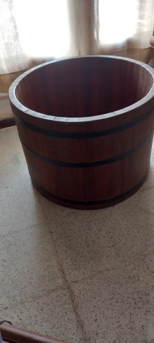 Imagen 4 de 7 de Tonel De Madera De Cedro (1/2) Nuevo Para Varios Usos