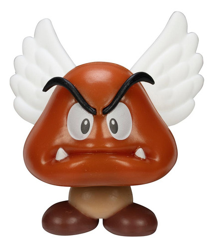 Boneco Articulado Goomba Alado De 6cm - Super Mario