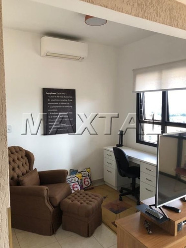 Imagem 7 de 15 de Flat Com Manobrista Mobiliado Com Serviço De Qaurto E Lazer Em Santana - Mi85516