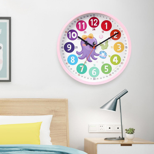 Reloj De Enseñanza De 10 Pulgadas Para Aprender A Contar La