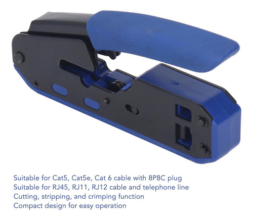 Ferramenta De Crimpagem Rj45 Wire Terminal Crimper Stripper