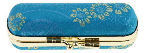 2 Estuche De Lápiz Labial Chino Brocade Con Espejo - De