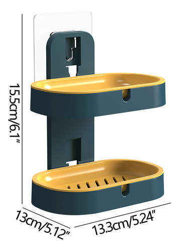 Jabonera S Storage Para Lavabo De Baño, Perforadora, Montaje